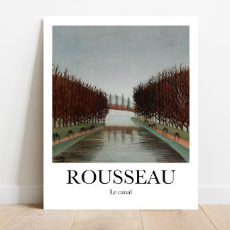 Le canal by Henri Rousseau Poster