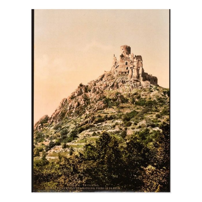 Le Cantal, Chateau de Leoting, near Blesle, Auverg Post Card