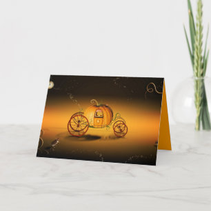 Le carrosse d'Halloween - Card