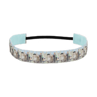 Le Cat du Cafe Athletic Headband