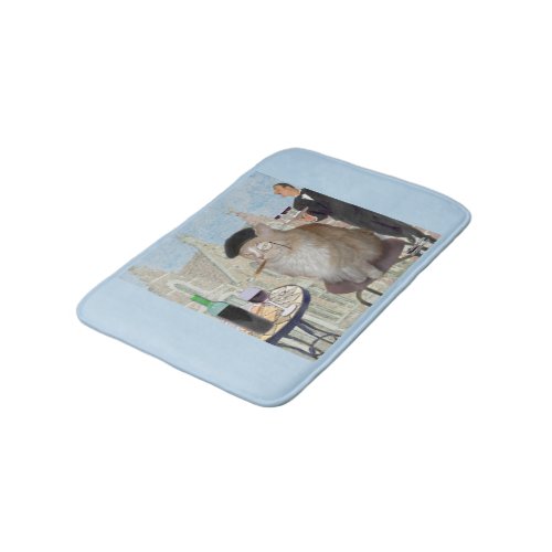 Le Cat du Cafe Bath Mat