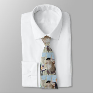 Le Cat du Cafe Neck Tie