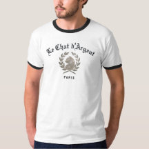 Le Chat d’Argent men's classic white t-shirt