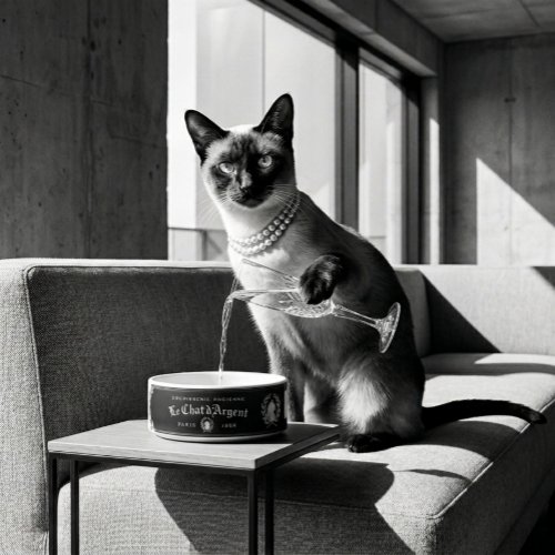 Le Chat d'Argent Édition Noir Personalised Ceramic Bowl