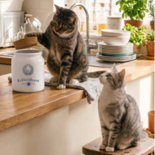 Le Chat d'Argent Paris Cat Treats Jar