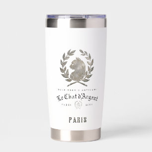 Le Chat d'Argent Paris Personalized Travel Tumbler