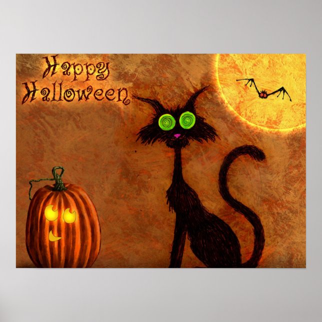Le chat d'Halloween - Poster (Front)