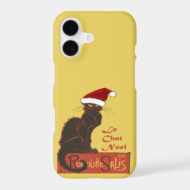 Le Chat Noel Christmas Spoof Vector Art Case-Mate iPhone Case (Back)