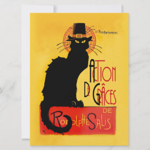 Le Chat Noir - Action De Grâces Invitation