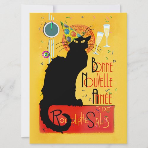 Le Chat Noir _ Bonne Nouvelle Anne Invitation