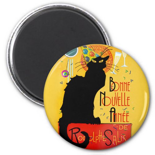 Le Chat Noir _ Bonne Nouvelle Anne Magnet