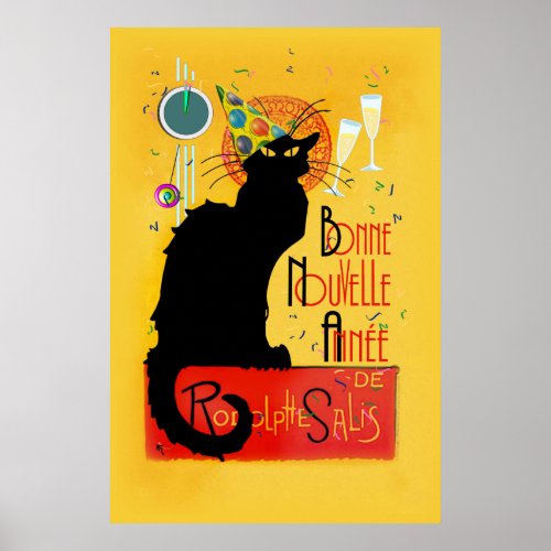 Le Chat Noir _ Bonne Nouvelle Anne Poster