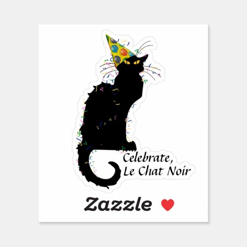 Le Chat Noir Celebration Sticker