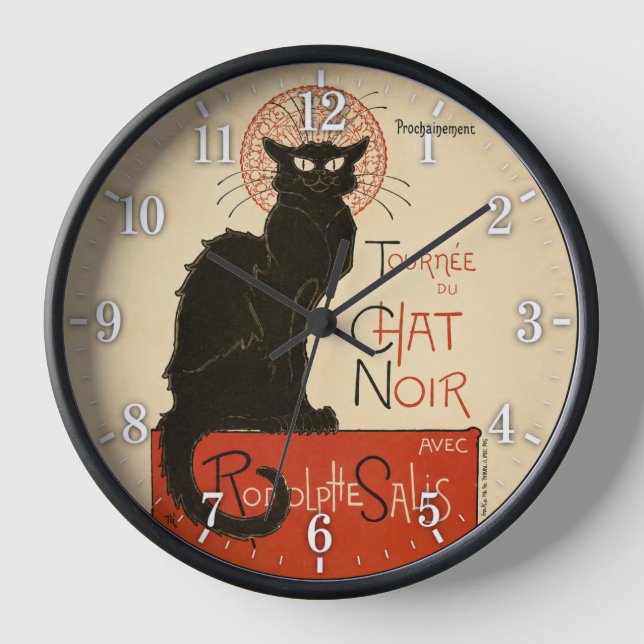  Le Chat Noir Clock (Front)
