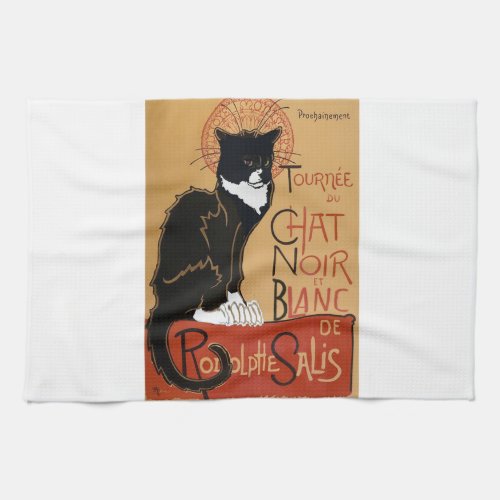 Le Chat Noir et Blanc Kitchen Towel