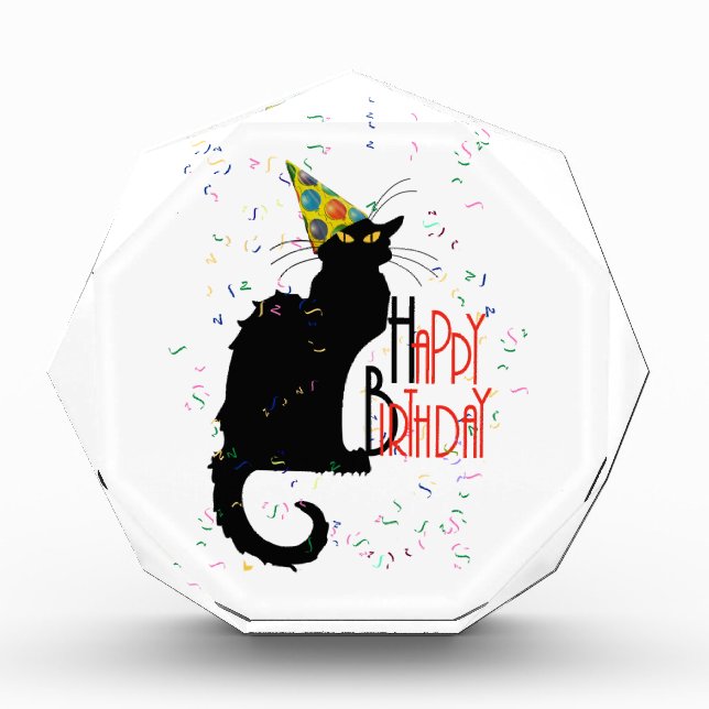 Le Chat Noir Happy Birthday Award (Front)