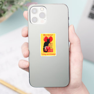Le Chat Noir Heart Candy Valentine's Day  Sticker