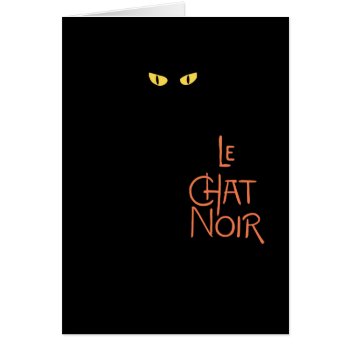 Le Chat Noir In The Dark by TimeEchoArt at Zazzle