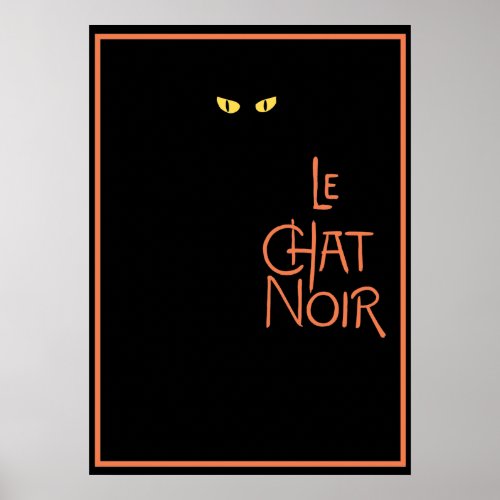 Le Chat Noir in the Dark Poster