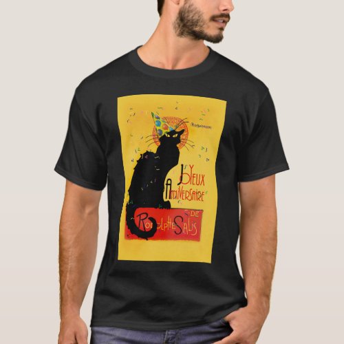 Le Chat Noir _ Joyeux Anniversaire T_Shirt