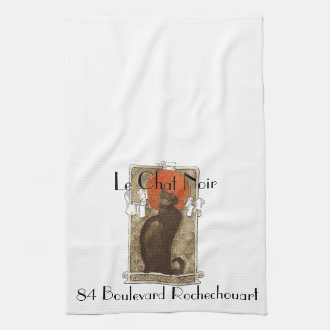 Le Chat Noir Kitchen Towel (Vertical)