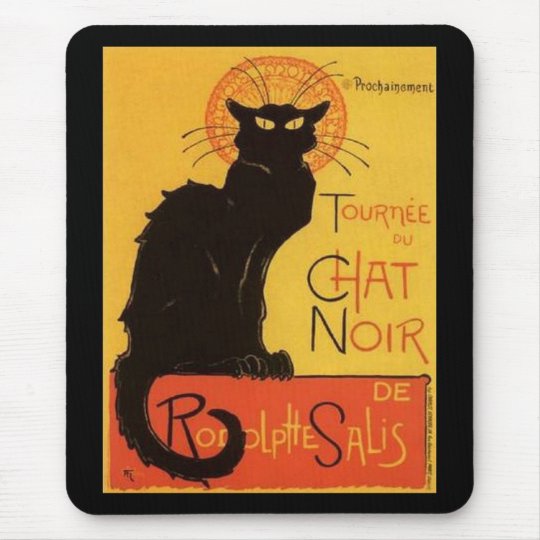 Le Chat Noir Mouse Pad