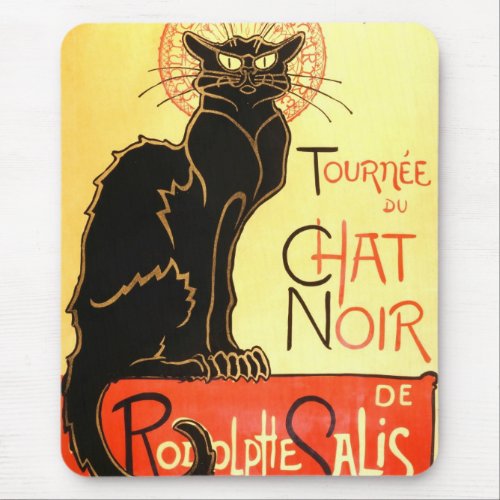 Le chat noirOriginal billboard  Mouse Pad