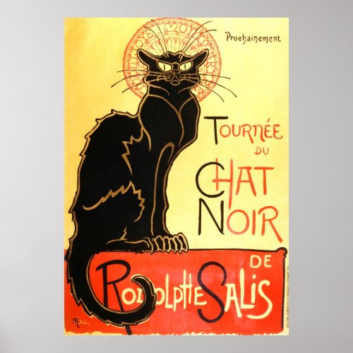 Le chat noirOriginal billboard Poster