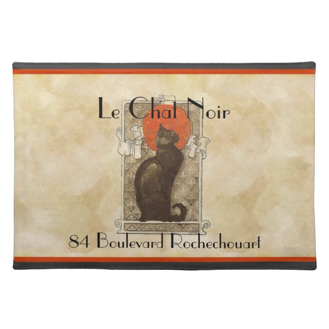 Le Chat Noir Placemat (Front)