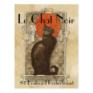 Le Chat Noir Posters Invitations Stationery Zazzle