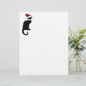 Le Chat Noir Santa Hat Christmas (Standing Front)