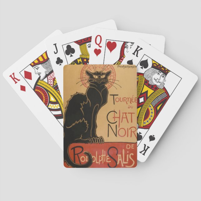 Le chat Noir - Steinlen Poker Cards (Back)