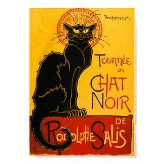 Le Chat Noir The Black Cat Art Nouveau Vintage Print