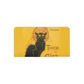 Le Chat Noir The Black Cat Checkbook Cover (Back)