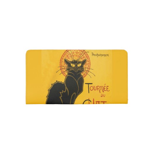Le Chat Noir The Black Cat Checkbook Cover (Back)