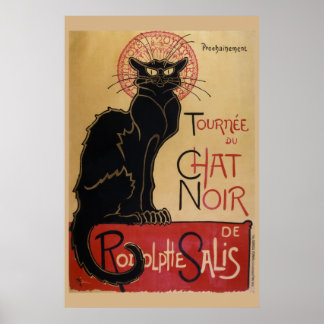 Le Chat Noir - The Black Cat Poster