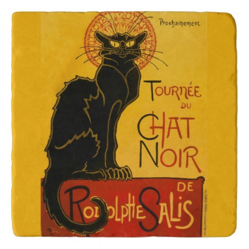 Le Chat Noir The Black Cat Trivet