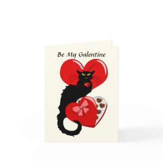 Le Chat Noir Valentine's Day Card