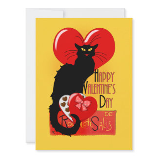 Le Chat Noir Valentine's Day Invitation