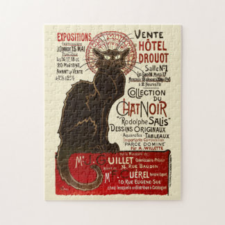 Le Chat Noir, Vente Hôtel Drouot Jigsaw Puzzle