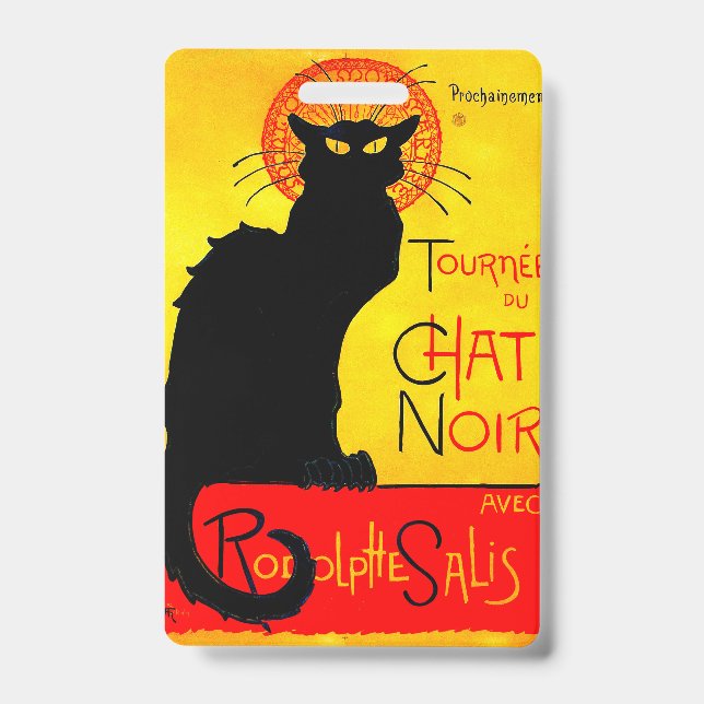 Le Chat Noir Vintage Badge (Front)
