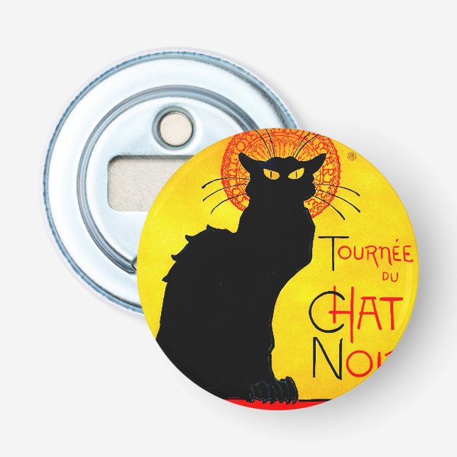 Le Chat Noir Vintage Bottle Opener (Front)
