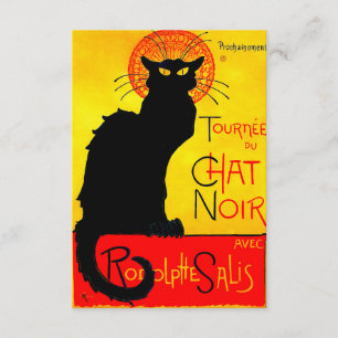 Le Chat Noir Vintage Enclosure Card