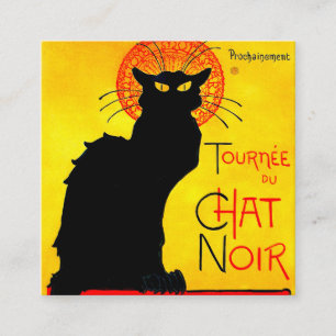 Le Chat Noir Vintage Enclosure Card