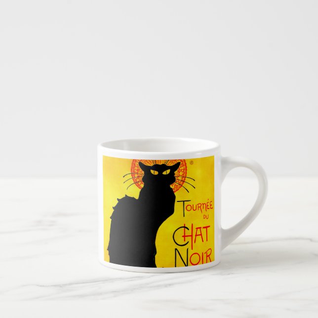 Le Chat Noir Vintage Espresso Cup (Right)