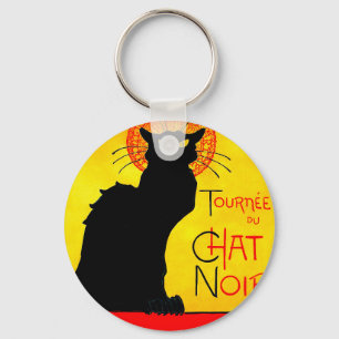 Le Chat Noir Vintage Keychain