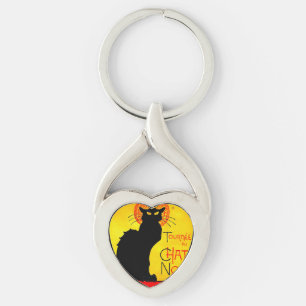 Le Chat Noir Vintage Keychain