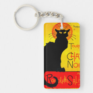 Le Chat Noir Vintage Keychain