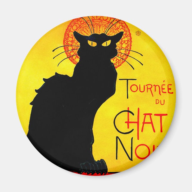 Le Chat Noir Vintage Magnet (Front)
