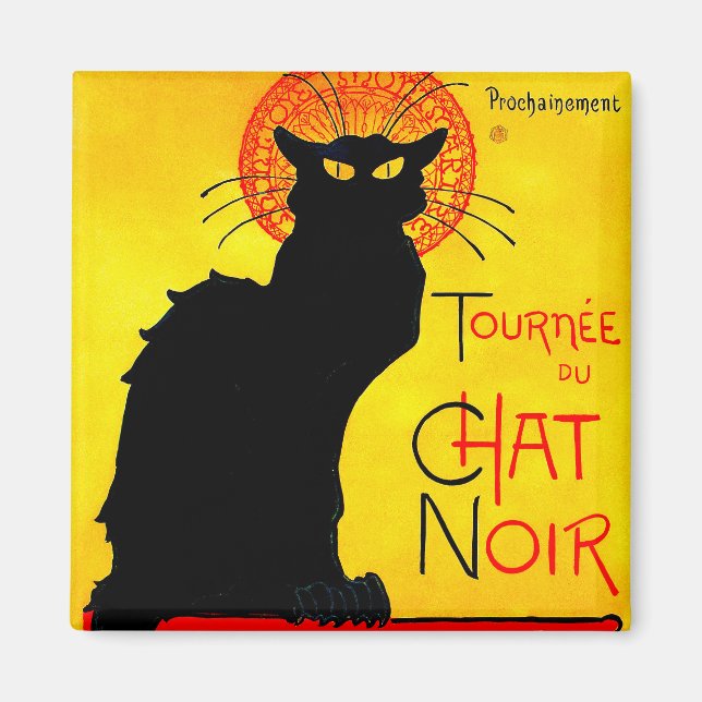 Le Chat Noir Vintage Magnet (Front)